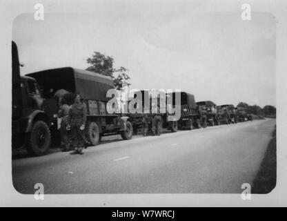 517 ALA TA Artillerie royale au camp d'entraînement annuel 1955 Banque D'Images