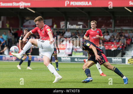 Mark Shelton de Salford City FC vs Stevenage Boro 2019-2020. Banque D'Images