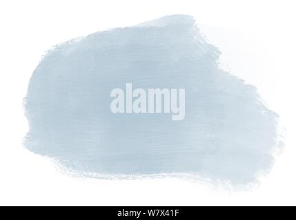 L'aquarelle à la main bleu clair motif tache humide Banque D'Images