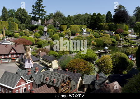 Beaconsfield, UK - le 27 juin 2019. Bekonscot Model Village and Railway, une attraction touristique populaire dans le Buckinghamshire, Angleterre. Bekonscot is the UK's Banque D'Images