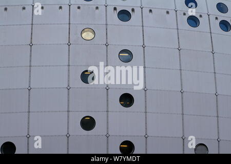 Détail de l'Ericsson Globe de Stockholm, Suède Banque D'Images