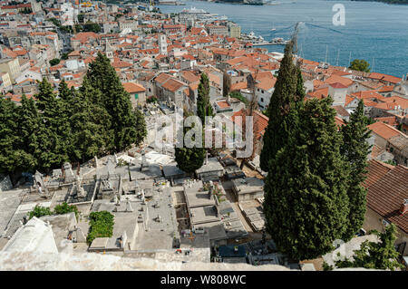 Vue sur île de Brač, Croatie Banque D'Images