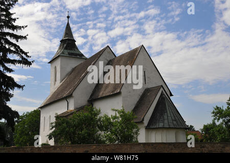 Église réformée du XIIIe siècle, Vizsoly, Borsod-Abaúj-Zemplén, Hongrie, Magyarország, Europe Banque D'Images