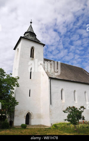 Église réformée du XIIIe siècle, Vizsoly, Borsod-Abaúj-Zemplén, Hongrie, Magyarország, Europe Banque D'Images