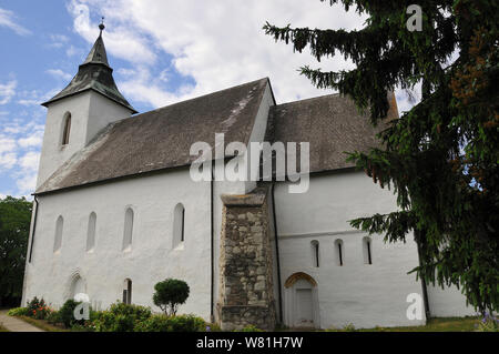 Église réformée du XIIIe siècle, Vizsoly, Borsod-Abaúj-Zemplén, Hongrie, Magyarország, Europe Banque D'Images