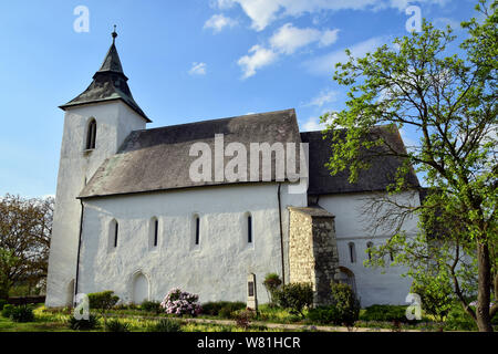 Église réformée du XIIIe siècle, Vizsoly, Borsod-Abaúj-Zemplén, Hongrie, Magyarország, Europe Banque D'Images