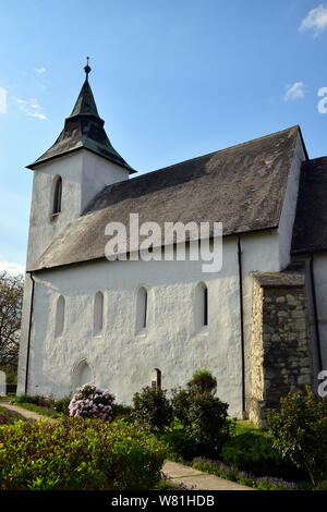 Église réformée du XIIIe siècle, Vizsoly, Borsod-Abaúj-Zemplén, Hongrie, Magyarország, Europe Banque D'Images