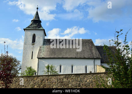 Église réformée du XIIIe siècle, Vizsoly, Borsod-Abaúj-Zemplén, Hongrie, Magyarország, Europe Banque D'Images