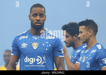 Belo Horizonte, Brésil. 07Th Aug 2019. Dedé do Cruzeiro Cruzeiro pendant x Internacional match valide pour les demi-finales de la Coupe du Brésil en 2019, Mineirão, Belo Horizonte, MG. De : Doug Patrício/FotoArena/Alamy Live News Banque D'Images