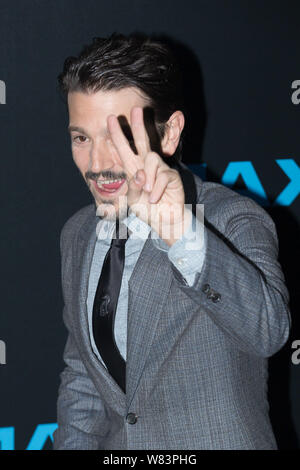 L'acteur mexicain Diego Luna arrive à une première pour son film "Voyous Une : Une histoire de la guerre des étoiles" à Beijing, Chine, 21 décembre 2016. Banque D'Images