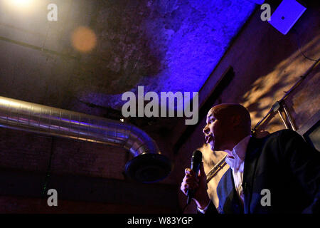 Philadelphia, États-Unis. 07Th Aug 2019. La sénateur Cory Booker (D-NJ), candidat pour l'élection 2020 est titulaire d'un Philadelphie Lieu rassemblement électoral au Fillmore, à Philadelphie, PA., le 7 août 2019. Credit : OOgImages/Alamy Live News Banque D'Images