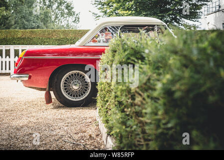 Goodwood Motor Racing Circuit Classic Car Club Petit Déjeuner 2019 Août Banque D'Images