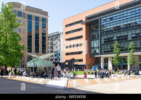 Central Square, Brindleyplace, Westside District, Birmingham, West Midlands, England, United Kingdom Banque D'Images