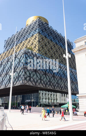 La Bibliothèque de Birmingham, Cententary Square, Birmingham, West Midlands, England, United Kingdom Banque D'Images