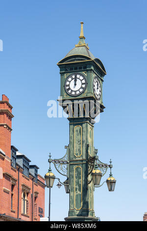 Chamberlain et horloge Rose Villa Tavern, progressif Warstone Lane, Quartier des bijoutiers, Birmingham, West Midlands, England, United Kingdom Banque D'Images