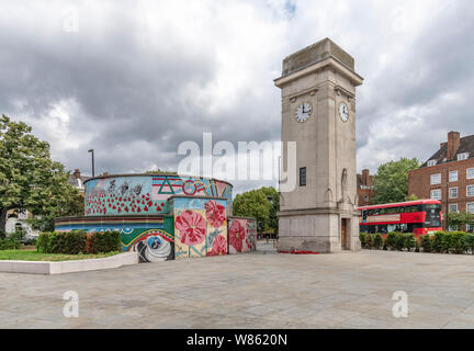 Stockwell War Memorial Banque D'Images