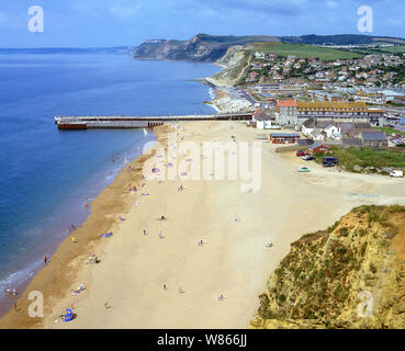 West Bay Beach, l'Île de Portland, Dorset, Angleterre, Royaume-Uni Banque D'Images