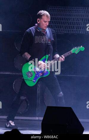 8 août 2019, Chula Vista, Californie, États-Unis : BLINK -182 à Île du Nord Credit Union Amphitheatre, à Chula Vista, Californie 07 août 2019 (Image Crédit : © Marissa Carter/Zuma sur le fil) Banque D'Images