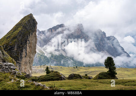 Lac de Santa Caterina ou lac Auronzo - un lac artificiel situé près de la ville de Auronzo di Cadore, dans les Dolomites dans la province de Belluno, Italie Banque D'Images