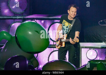 8 août 2019, Chula Vista, Californie, États-Unis : BLINK -182 à Île du Nord Credit Union Amphitheatre, à Chula Vista, Californie 07 août 2019 (Image Crédit : © Marissa Carter/Zuma sur le fil) Banque D'Images