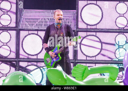 8 août 2019, Chula Vista, Californie, États-Unis : BLINK -182 à Île du Nord Credit Union Amphitheatre, à Chula Vista, Californie 07 août 2019 (Image Crédit : © Marissa Carter/Zuma sur le fil) Banque D'Images