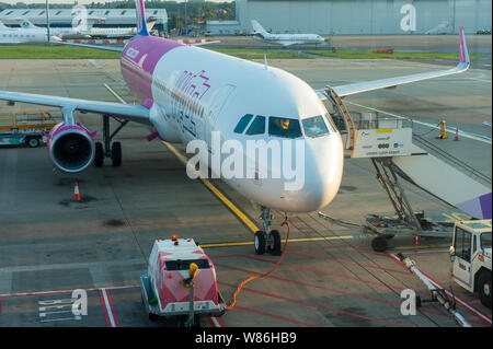 Airbus A321- Wizzair Banque D'Images