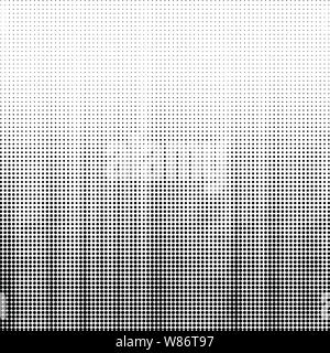 Modèle de demi-teinte. Ensemble de points. Grunge Overlay Modèle. La conception linéaire de détresse. Points Monochrome fade Banque D'Images