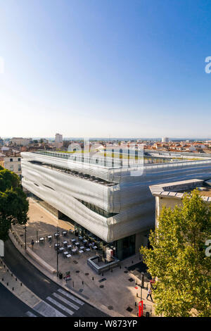 Nîmes (sud-est de la France) : le "musée de la Romanite" musée Banque D'Images