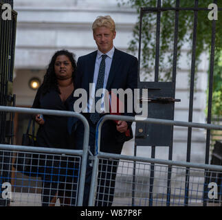 Londres, Royaume-Uni. 8 août 2019, Jo Johnson MP arrive au 10 Downing Street, London Credit Ian Davidson/Alamy Live News Banque D'Images