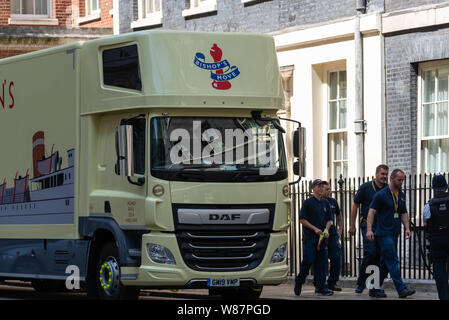 Londres, Royaume-Uni. 8 août 2019, jour du déménagement au 11 Downing Street, London Credit Ian Davidson/Alamy Live News Banque D'Images