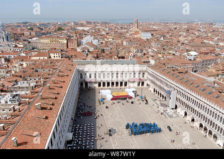 Vue de la Place Saint-Marc, Venise Italie vacances 2019 Banque D'Images