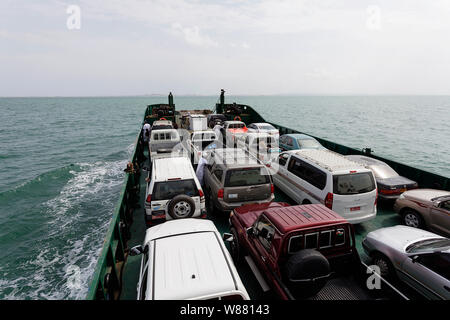 Location de bateau à l'île de Masirah, Oman Banque D'Images