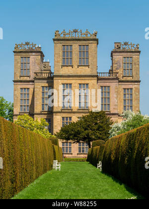 Hardwick Hall, Derbyshire, Royaume-Uni. Banque D'Images