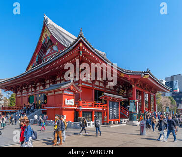 , Senso-ji ou Temple Asakusa Kannon, un ancien temple bouddhiste dans le quartier d'Asakusa, Tokyo, Japon Banque D'Images