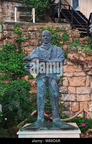 Batroun, Liban - 04 Jan 2018. Le monument à Batroun, Liban Banque D'Images