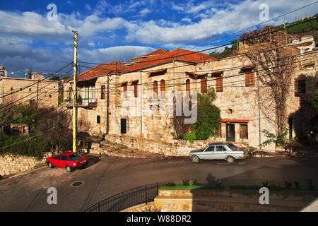 Village de Deir al Qamar, Liban Banque D'Images