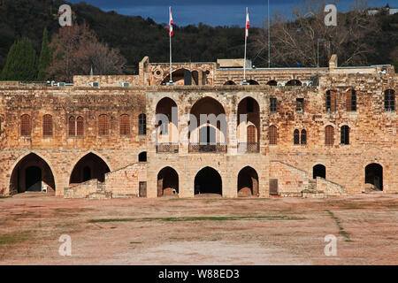 Beit ed-Dine palace dans les montagnes du Liban Banque D'Images