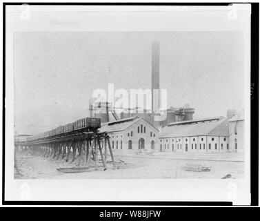 F et G des hauts fourneaux - Edgar Thomson Steel Works, Bessemer, Alabama Banque D'Images