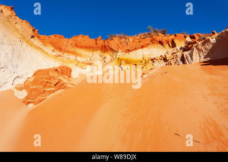 Fairy Stream ou Tien Suoi est un petit ruisseau se cacher derrière les dunes de sable de Mui Ne à Phan Thiet au Vietnam Banque D'Images