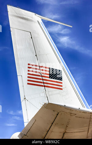 La gouverne de l'assemblée 1960 VC-137B (Boeing 707) La liberté un avion présidentiel Banque D'Images