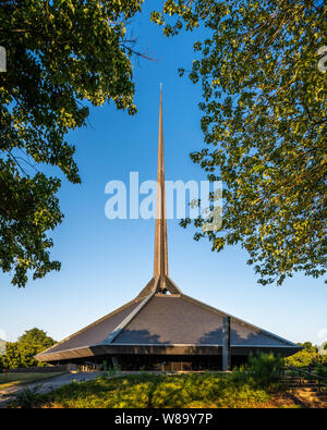 Église chrétienne du nord, conçu par Eero Saarinen Banque D'Images