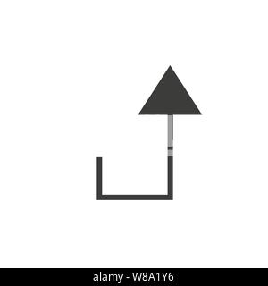 L'icône de flèche dans la collection d'art de la ligne ou le style, course 10 EPS vectoriel éditable Illustration de Vecteur