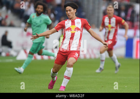 Salzbourg, Autriche. 7e août 2019. Takumi, (Salzbourg), 7 août 2019 - Football : match amical entre FC Red Bull Salzbourg 0-1 Real Madrid au Red Bull Arena à Salzbourg, Autriche. Credit : Itaru Chiba/AFLO/Alamy Live News Banque D'Images