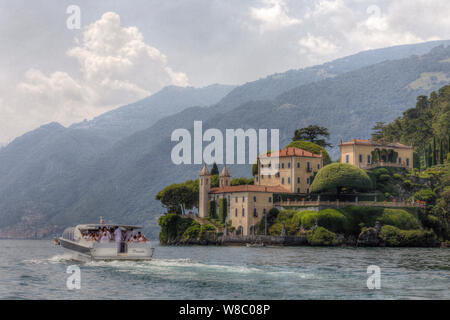Lenno, Villa del Balbianello, Lac de Côme, Lombardie, Italie, Europe Banque D'Images