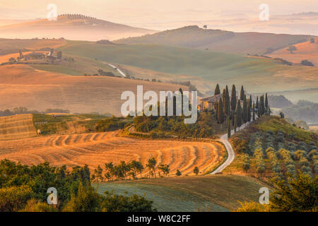 San Qurico, Toscane, Italie, Europe Banque D'Images