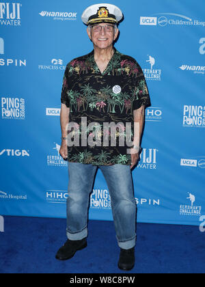 Los Angeles, United States. Le 08 août, 2019. LOS ANGELES, CALIFORNIE, USA - 08 août : l'Acteur Gavin MacLeod arrive à Clayton Kershaw's 7th Annual Ping Pong 4 But de collecte de fonds qui a eu lieu au Dodger Stadium le 8 août 2019 à Los Angeles, Californie, États-Unis. (Photo par Xavier Collin/Image Crédit : Agence de Presse) L'agence de presse Image/Alamy Live News Banque D'Images
