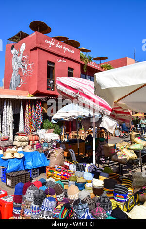 Café des épices, Souks, Médina, Marrakech, Maroc, Afrique du Nord Banque D'Images