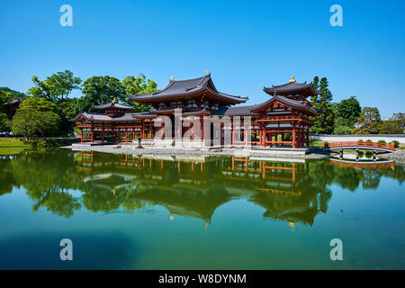 Le Japon, l'île de Honshu, région du Kansai, Uji, temple Byōdō-in Banque D'Images