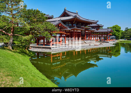 Le Japon, l'île de Honshu, région du Kansai, Uji, temple Byōdō-in Banque D'Images