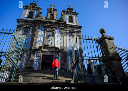 Igreja de Santo Ildefonso (Saint Ildefonso church), Porto Banque D'Images